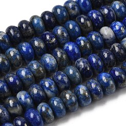 Нитки бусины из натурального ляписа-лазури&nbsp;G-A280-A24-02