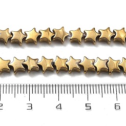 Гальванические нити из синтетических немагнитных гематитовых бусин G-B132-D01-01A