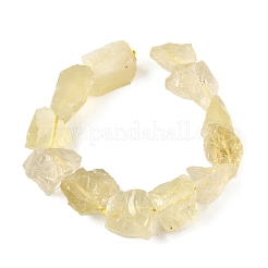 Естественный лимонный кварц нитей бисера G-S386-C17