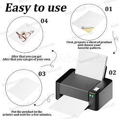 Самоклеящаяся бумага для наклеек&nbsp;AJEW-WH20064-09B