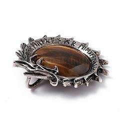 Природных тигровый глаз подвески&nbsp;G-G983-01AS-04