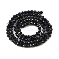 Бусины из натурального черного сапфира G-G259-D07-3mm