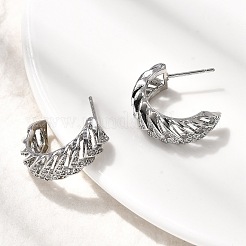 Серьги-гвоздики из циркония EJEW-P322-08P