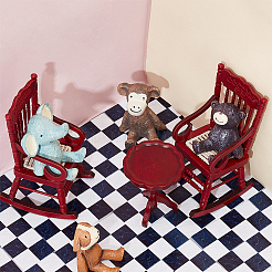 Квадратный с узором тартан мини-самшитовый пол&nbsp;AJEW-WH0248-809