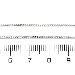 Collares de cadena de eslabones de latón para mujer&nbsp;NJEW-D302-73P