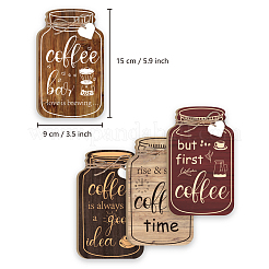 Деревянная подвеска HJEW-WH0074-011