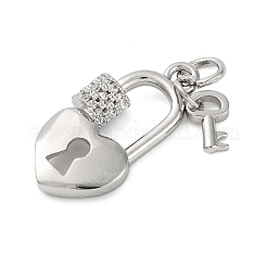 Стойки обшивки латунь микро проложить Циркон подвеску&nbsp;KK-M021-09P