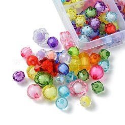 15 стиль прозрачных акриловых бусин TACR-FS0001-49