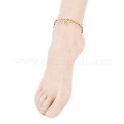 Многорядные браслеты из нержавеющей стали 304 с ионным покрытием (IP)&nbsp;X-AJEW-AN00332-01