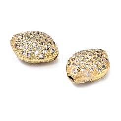 Латунные микропаве из прозрачного кубического циркония&nbsp;KK-L229-052G