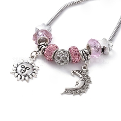 I braccialetti europei in ottone&nbsp;BJEW-JB04970-04