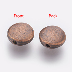 Сплавочные овальные бусины тибетского стиля &nbsp;RLF10214Y-NF