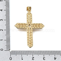 Messing micro pave klare zirkonia anhänger&nbsp;CU-CBA9883-03B-G