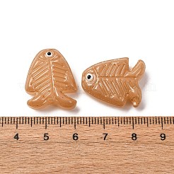 Прозрачные стеклянные эмалевые бусины&nbsp;LAMP-U004-06-06