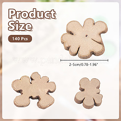 140 pieza de virutas de madera&nbsp;AJEW-AR0005-69