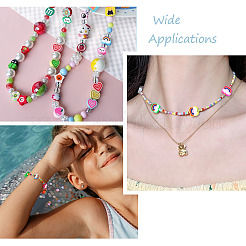 100шт 5 стилей ручной работы из полимерной глины FIND-FW0001-33