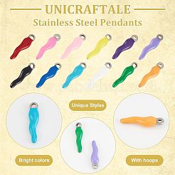 12 шт. 12-цветное ионное покрытие (IP) из нержавеющей стали 304 подвески STAS-UN0032-93