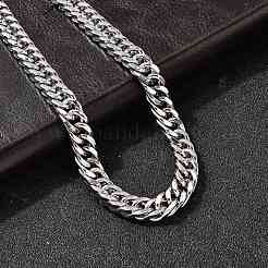 8 мм кубинские звенья цепи из нержавеющей стали 304 для мужчин NJEW-B134-03B-P