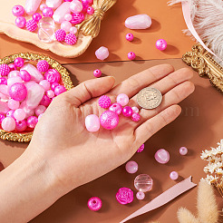 100 г непрозрачных акриловых бусин MACR-TA0001-51