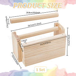 Деревянный диспенсер для клейкой ленты&nbsp;DIY-WH0308-618