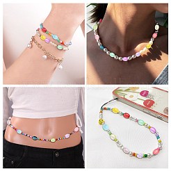 216шт 12 цвета прозрачные стеклянные бусины DGLA-CJ0001-04