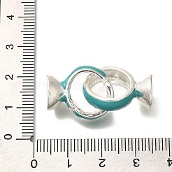 Застежки-застежки из латуни с эмалью&nbsp;KK-M313-41S-01