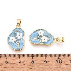 Латунь эмаль подвески&nbsp;KK-N277-08G