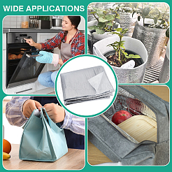 Rouleau isolant réfléchissant en feuille d'aluminium pour collations aux fruits&nbsp;DIY-WH0698-015