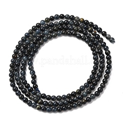 Натуральный голубой тигровый глаз бисер нитей G-Z116-A08-2mm