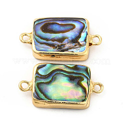 Verbindungsanhänger aus natürlicher Paua-Muschel&nbsp;PEAR-P004-40KCG