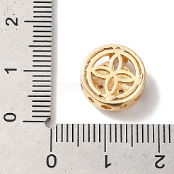 Латунные микропаве из прозрачного кубического циркония KK-G503-09G