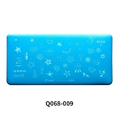 Штемпельные пластины для ногтей из нержавеющей стали MRMJ-Q068-009