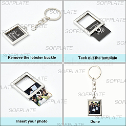 Брелок с подвеской из цинкового сплава&nbsp;KEYC-SP0001-50