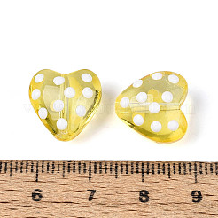 Нити прозрачных бусин из стеклянной эмали&nbsp;GLAA-N061-10A