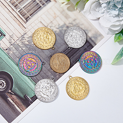 12 шт. 3-цветное ионное покрытие (IP) из нержавеющей стали 304 подвески&nbsp;STAS-DC0013-99