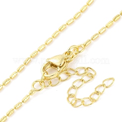 Messing-Pavé-Halsketten mit bunten Zirkonia-Anhängern für Damen&nbsp;LS-NJEW-S430-03G-01