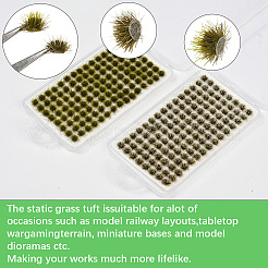 208 шт. 2-цветные нейлоновые мини-пучки травы&nbsp;AJEW-SP0003-17A