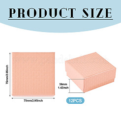 Подарочные коробки для хранения из фактурного картона с ромбами X1-CON-TAC0010-03B-05