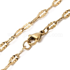 Ожерелья из цепочек из нержавеющей стали 304 с тиснением&nbsp;STAS-O053-28G