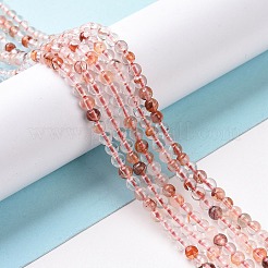 Натуральный гематоидный кварц / нитки из железистого кварца G-A208-10