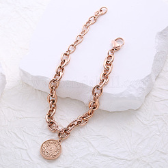 Браслеты с подвесками из нержавеющей стали в европейском стиле DE8762