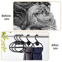 Пластиковая подвесная подставка для шелкового шарфа&nbsp;ODIS-WH0099-29A