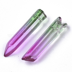 Двухцветные стеклянные бусины&nbsp;LS-GLAA-S167-13F