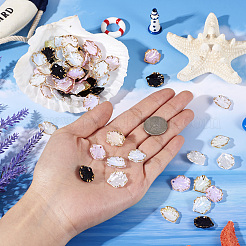 120шт 6 цвета непрозрачные акриловые подвески&nbsp;RESI-TA0002-97