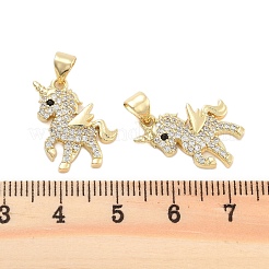 Pendenti in ottone con zirconi cubici&nbsp;KK-U009-02B-G