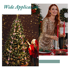 100 шт. пластиковых бусин с рождественской тематикой&nbsp;KY-DC0001-53