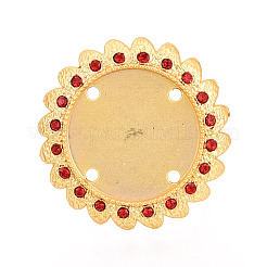 Base de bague ajustable en alliage&nbsp;MAK-T012-15G
