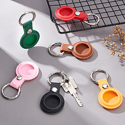 Ahademaker 6 шт. 6 цвета портативный защитный чехол из ТПУ кожи AJEW-GA0005-10