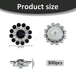 300шт. Стразы из сплава кабошоны&nbsp;FIND-FH0016-68