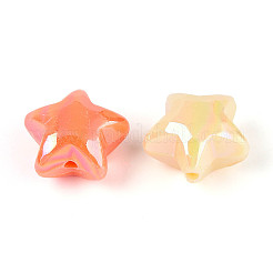 Непрозрачные акриловые бусины с УФ-покрытием OACR-N143-10